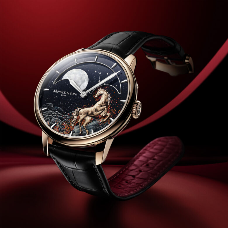 Arnold & Son Perpetual Moon 41.5 Red Gold „Year of the Horse“