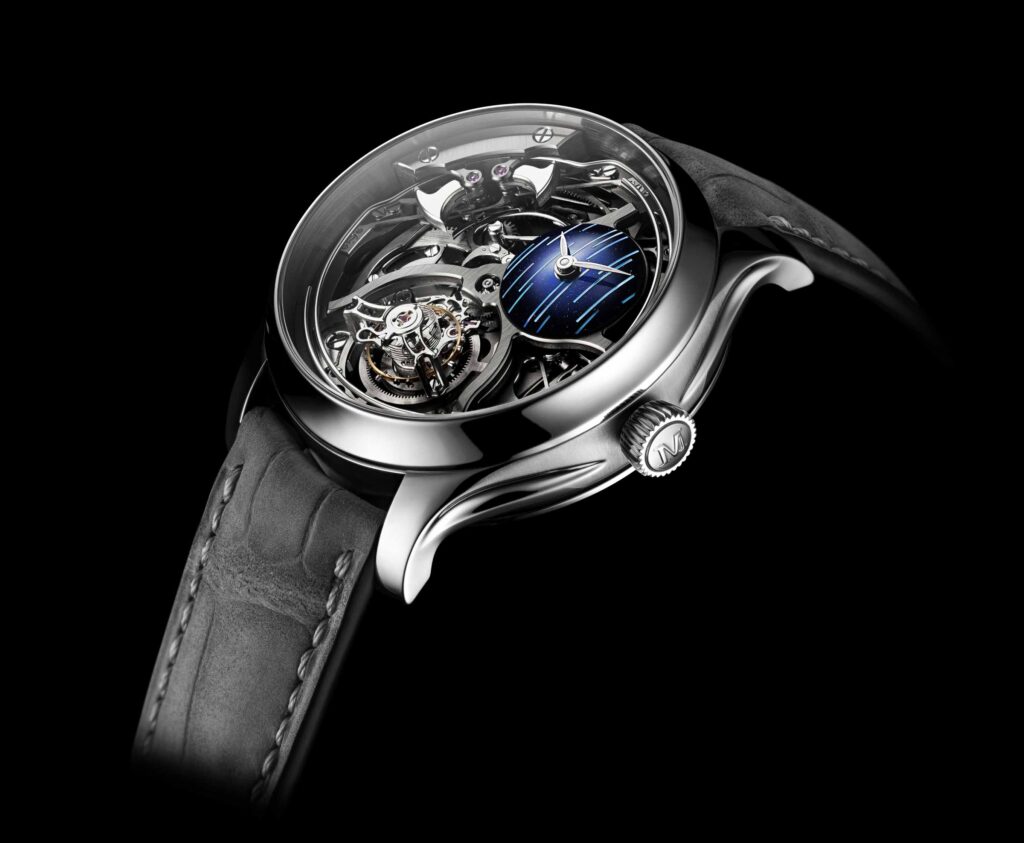 Endeavour Minute Repeater Cylindrical Tourbillon Skeleton Cosmic Rain